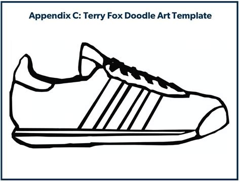 terry fox shoe activity